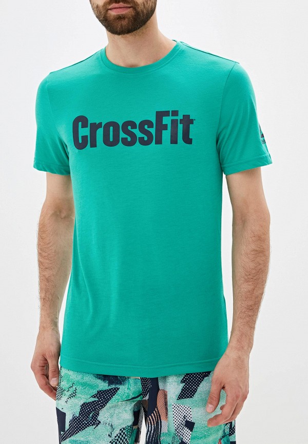 

Футболка спортивная Reebok, Зеленый, RC FEF TEE- SPEEDWICK