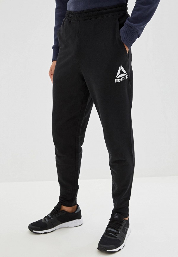 

Брюки спортивные Reebok, Черный, TE FT JOGGER -LINEAR LOGO