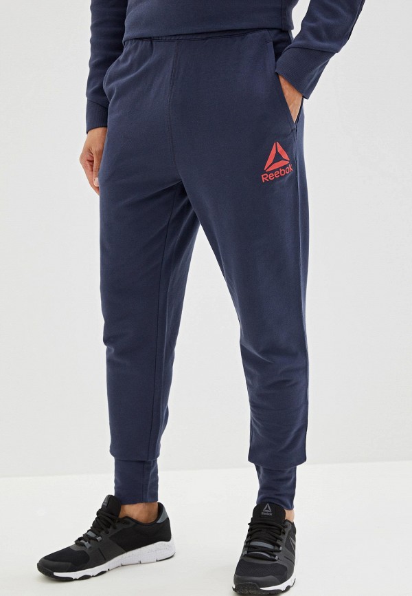 

Брюки спортивные Reebok, Синий, TE FT JOGGER -LINEAR LOGO