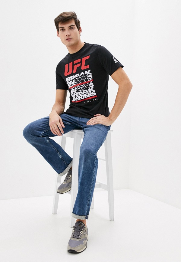 

Футболка Reebok, Черный, Reebok RE160EMHWFK0