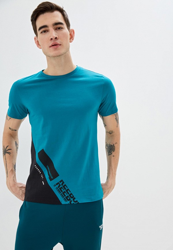 

Футболка Reebok, Бирюзовый