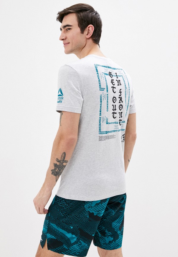 

Футболка Reebok, Серый, Reebok RE160EMHWFM1