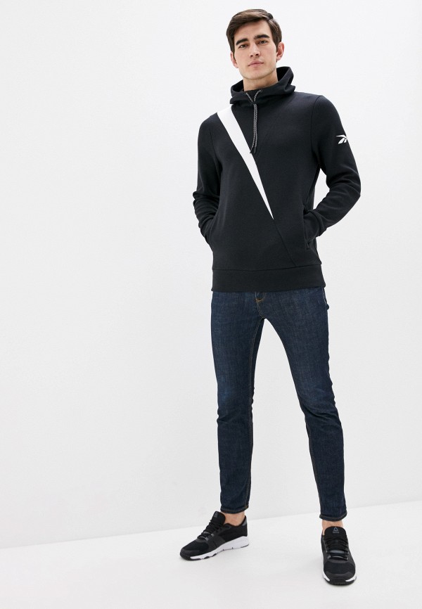 

Худи Reebok, Черный, Reebok RE160EMHWFO7