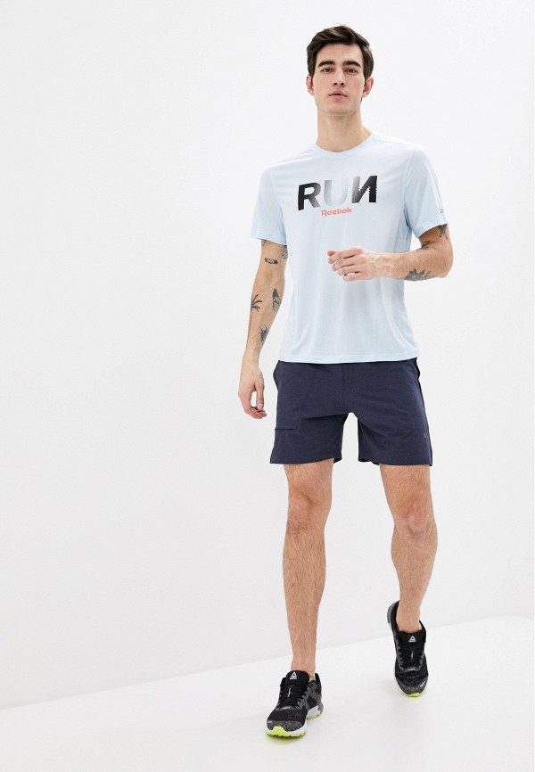 

Футболка спортивная Reebok, Голубой, Reebok RE160EMIQFG4