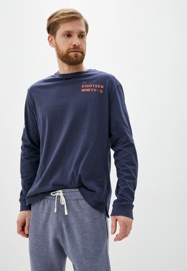

Лонгслив Reebok, Синий, Reebok RE160EMJFPY4