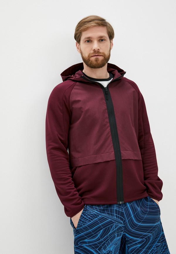 

Толстовка Reebok, Бордовый, TS Perf Layering FZ