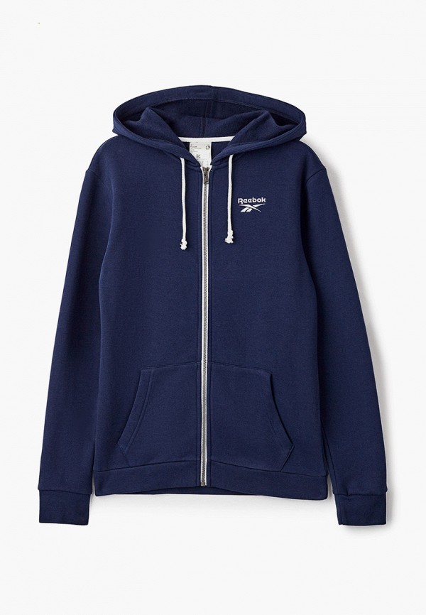 

Толстовка Reebok, Синий, TE FLC FZ Hoodie