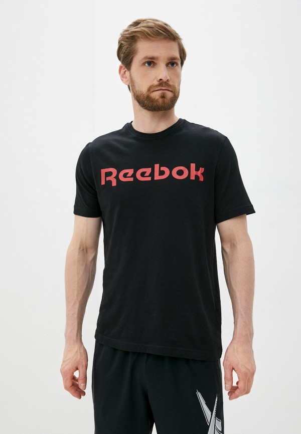 

Футболка Reebok, Черный, GS Reebok Linear Read Tee