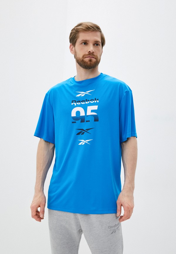 

Футболка спортивная Reebok, Голубой, MYT SS Tee