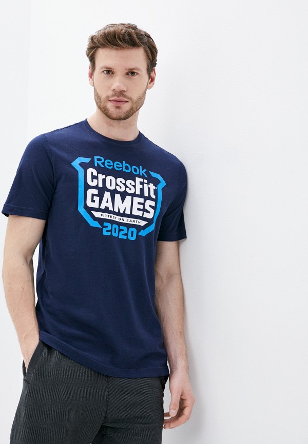 

Футболка Reebok, Синий, RC Games Crest Tee