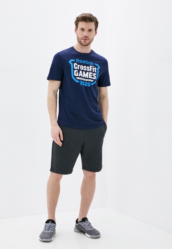 

Футболка Reebok, Синий, Reebok RE160EMJMDA7