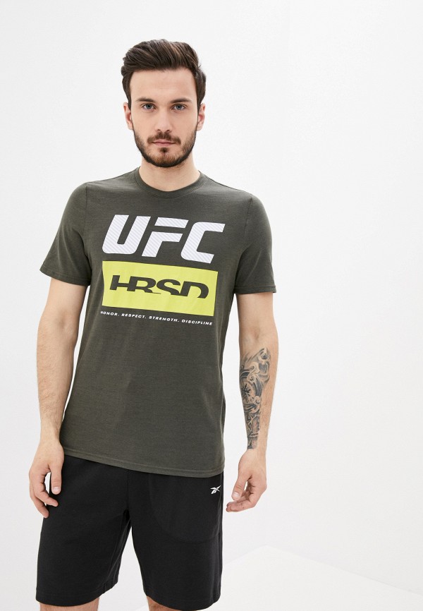 

Футболка Reebok, Хаки, UFC FG FIGHT WEEK TEE