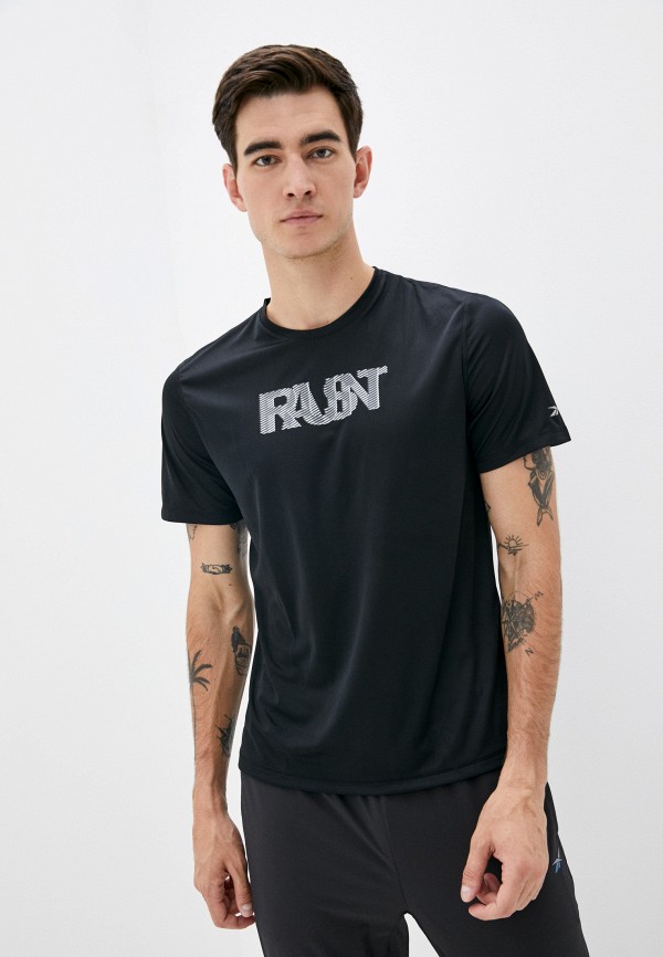 

Футболка спортивная Reebok, Черный, RE SS GRAPHIC TEE