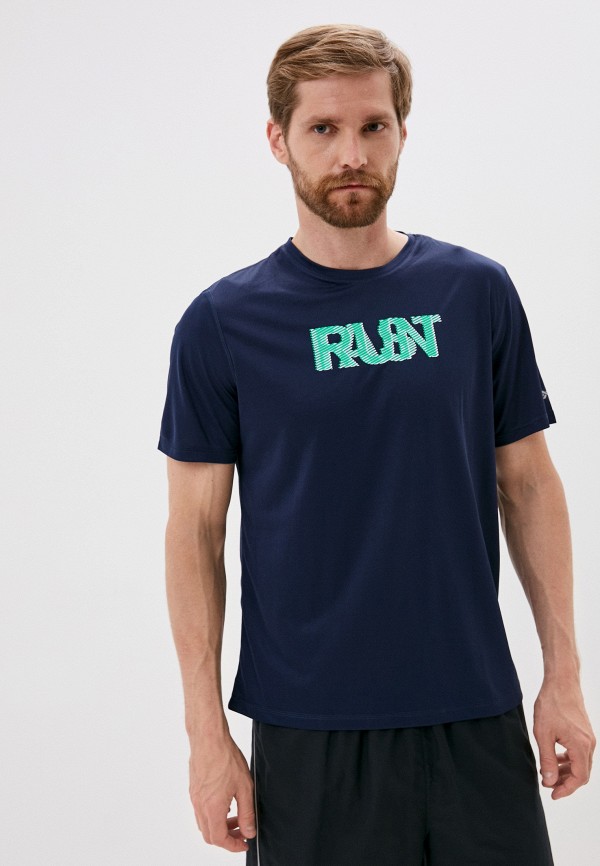 

Футболка спортивная Reebok, Синий, RE SS GRAPHIC TEE