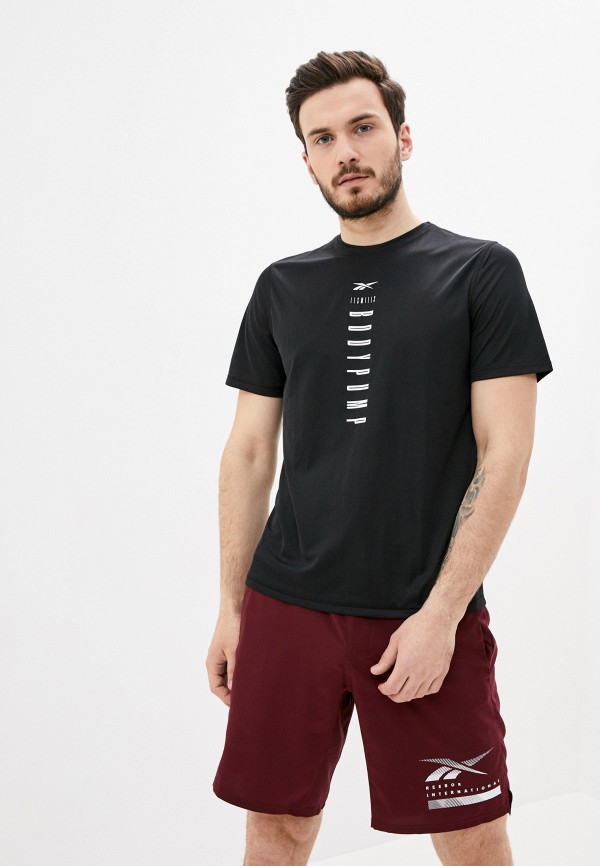 

Футболка спортивная Reebok, Черный, LM BodyPump Tee