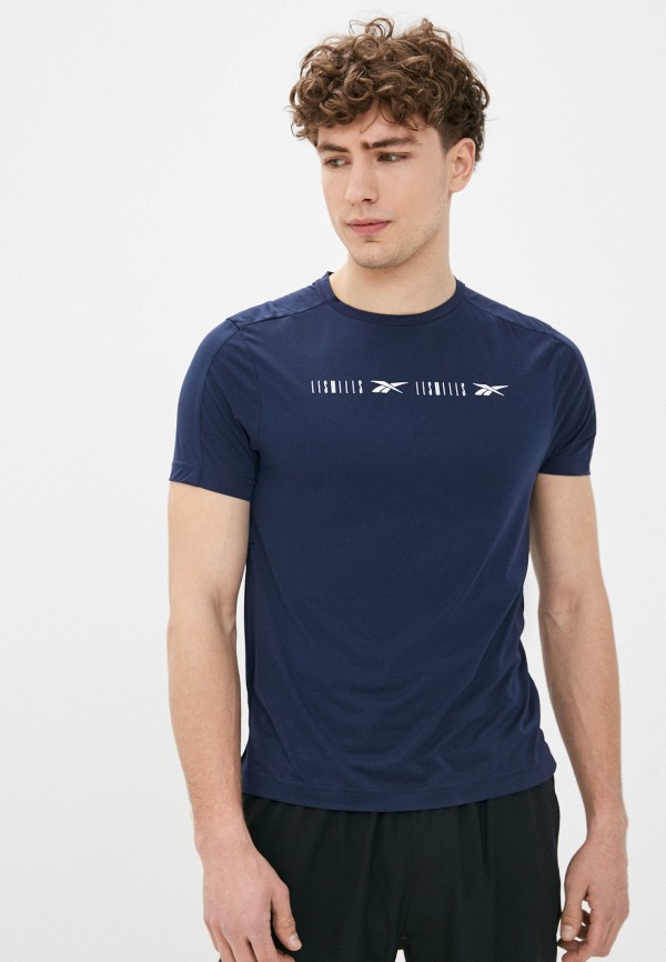 

Футболка спортивная Reebok, Синий, LM Perforated SS