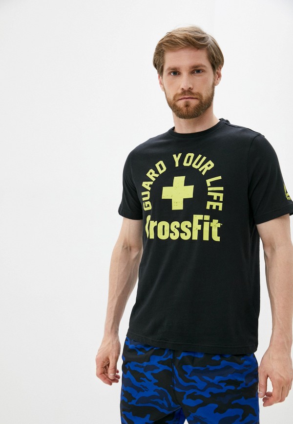 

Футболка Reebok, Черный, RC Guard Your Life Tee