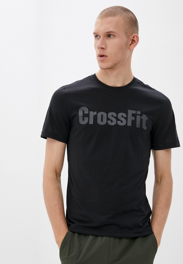 Футболка спортивная Reebok, Черный, RC CrossFit Read Tee