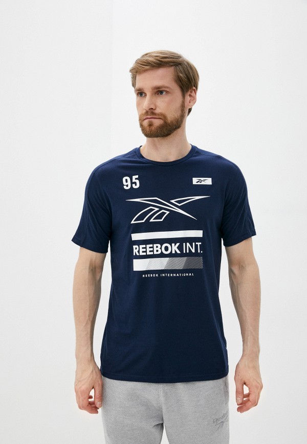

Футболка Reebok, Синий, Reebok RE160EMJMDH1