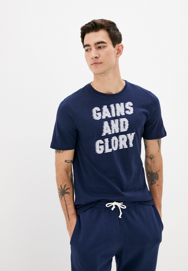 

Футболка Reebok, Синий, GS OPP Tee - Graphic