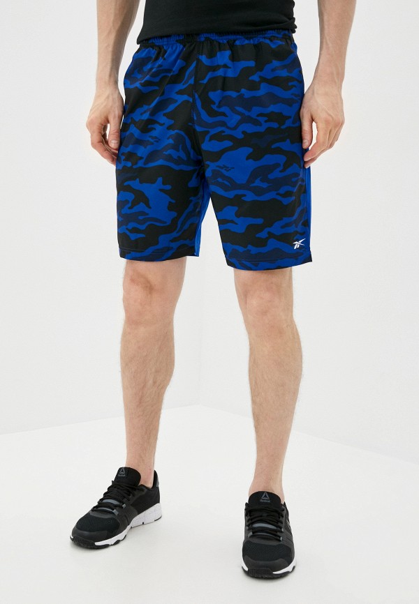 

Шорты спортивные Reebok, Синий, WOR COMM PRINTED SHORT
