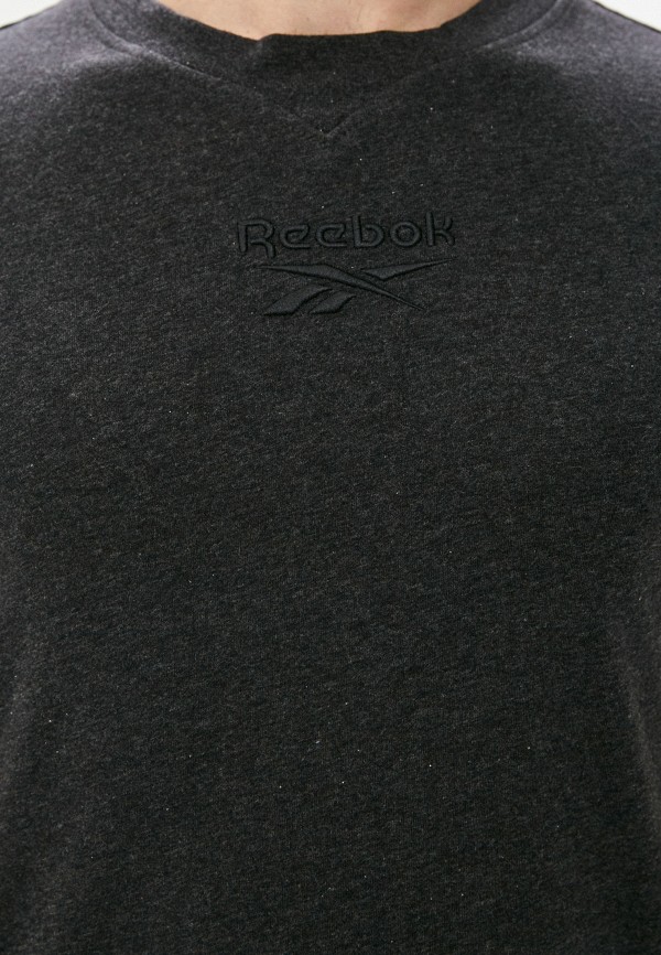 

Футболка Reebok, Черный, TE MELANGE SS TEE