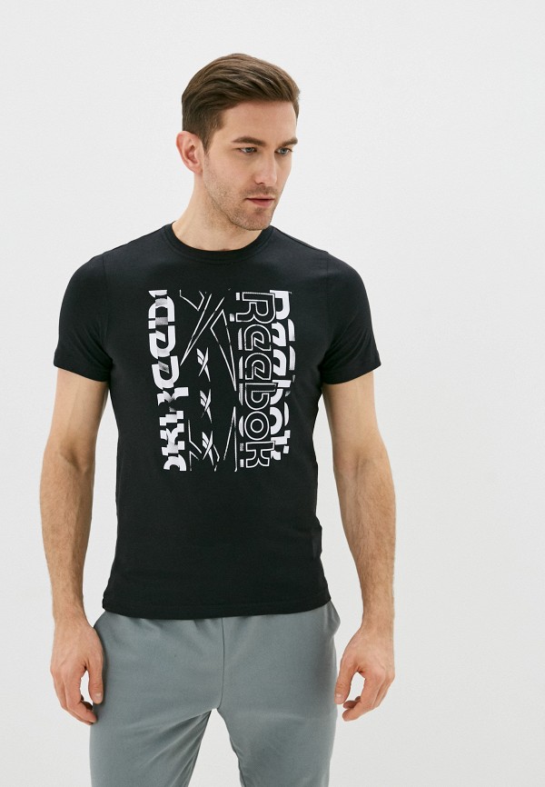 

Футболка Reebok, Черный, VECTOR GRAPHIC TEE
