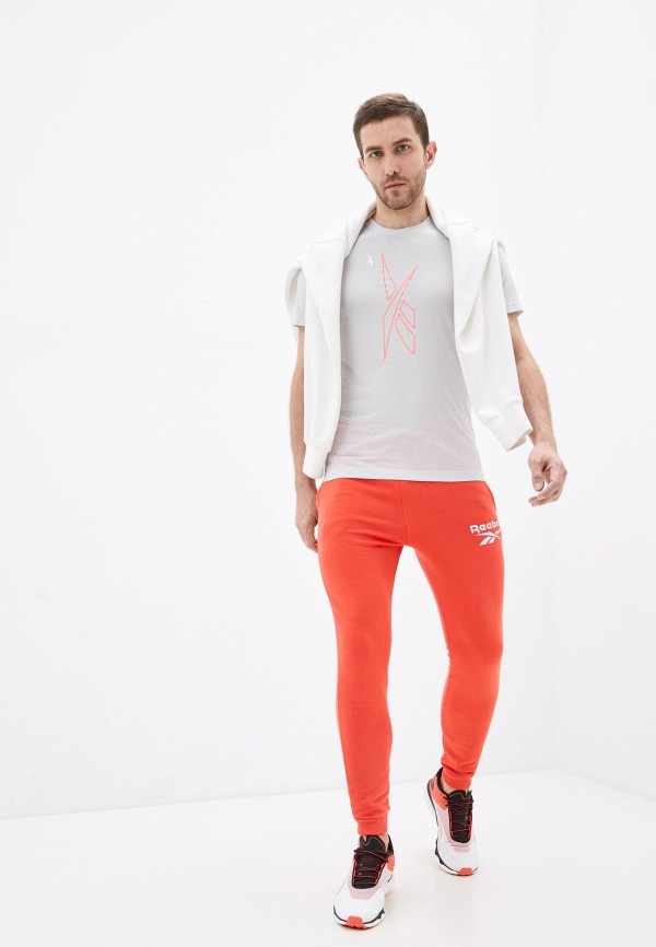 

Футболка спортивная Reebok, Серый, MYT SS Graphic