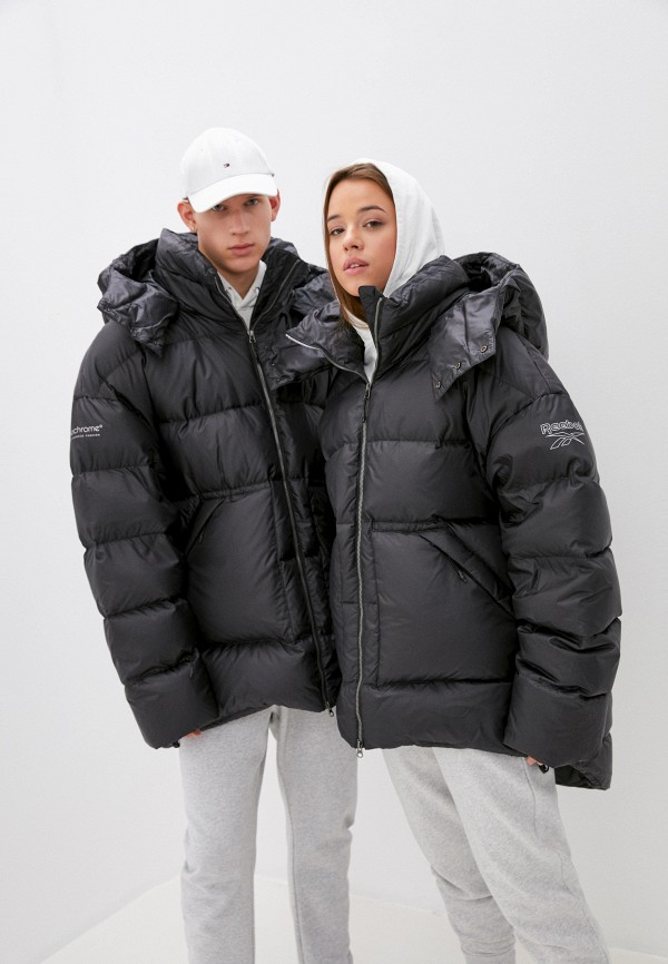 

Пуховик Reebok, Черный, Reebok RE160EUJMDR5