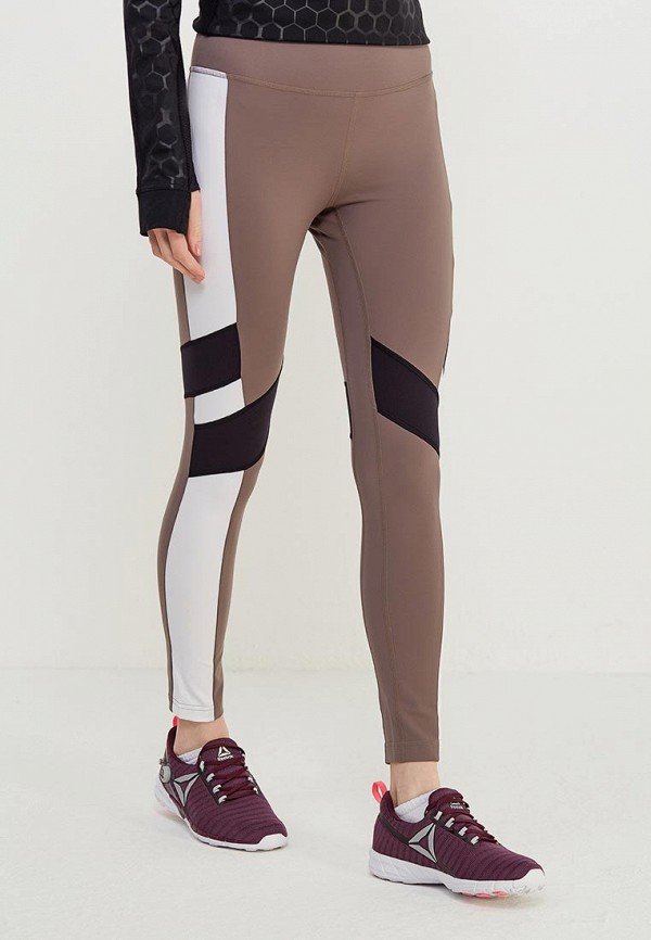 

Леггинсы Reebok, Коричневый, LUX COLOR BLOCK Tight
