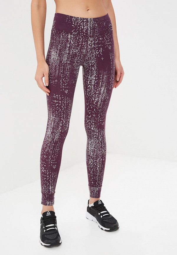 

Тайтсы Reebok, Фиолетовый, OS LUX TIGHT - DATA DOTS