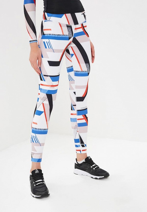 

Леггинсы Reebok, Белый, OS LUX BOLD TIGHT-VORTA