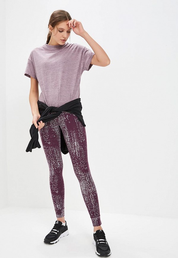 

Футболка Reebok, Reebok RE160EWEEBD7, Фиолетовый