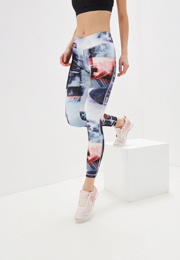 

Тайтсы Reebok, Синий, OS LUX BOLD TIGHT-DIG RLY