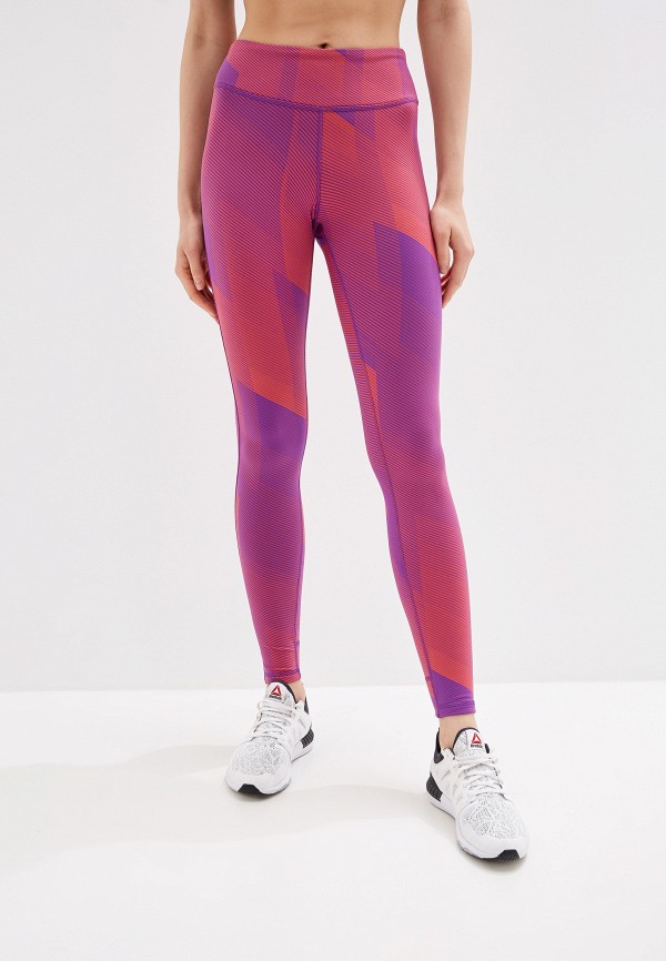 

Тайтсы Reebok, Разноцветный, OS LUX TIGHT 2.0-VERT DIS