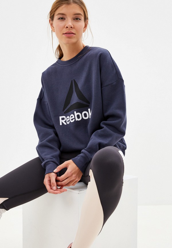 

Свитшот Reebok, Синий, WOR Big Logo Coveru