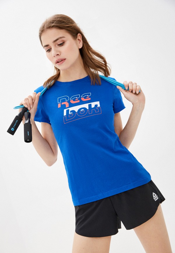 

Футболка Reebok, Синий, Reebok RE160EWIQFG7