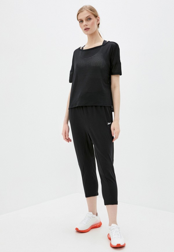 

Брюки спортивные Reebok, Черный, TS JERSEY 7/8 PANT