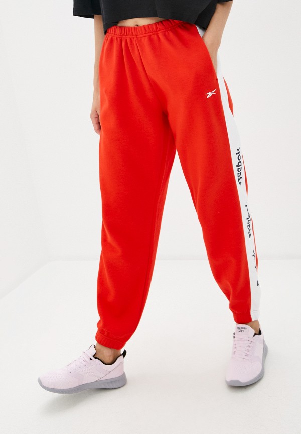 

Брюки спортивные Reebok, Красный, TE Linear Logo FL Pant