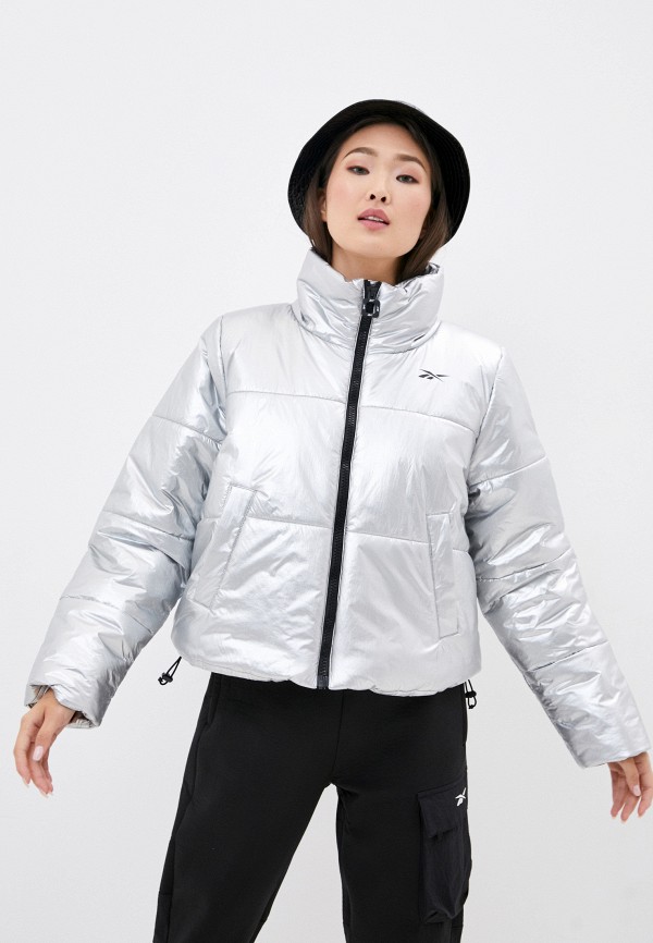 

Куртка утепленная Reebok, Серебряный, S PUFF JKT