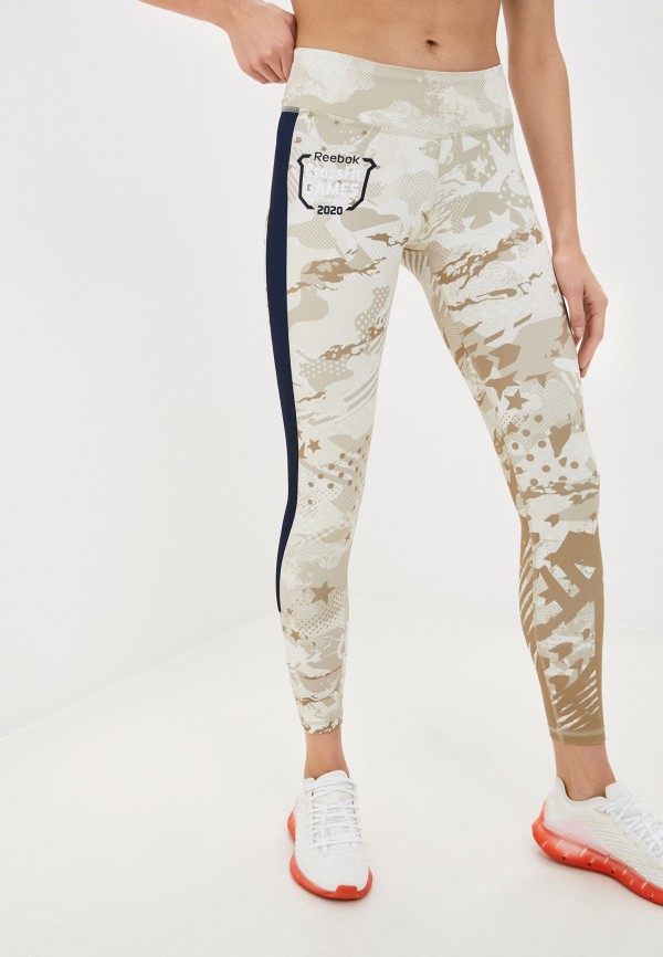 

Леггинсы Reebok, Бежевый, RC Lux Bold Tight AOP G