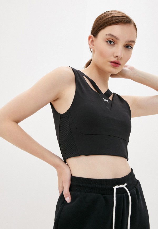 

Топ спортивный Reebok, Черный, SH Fashion Bra