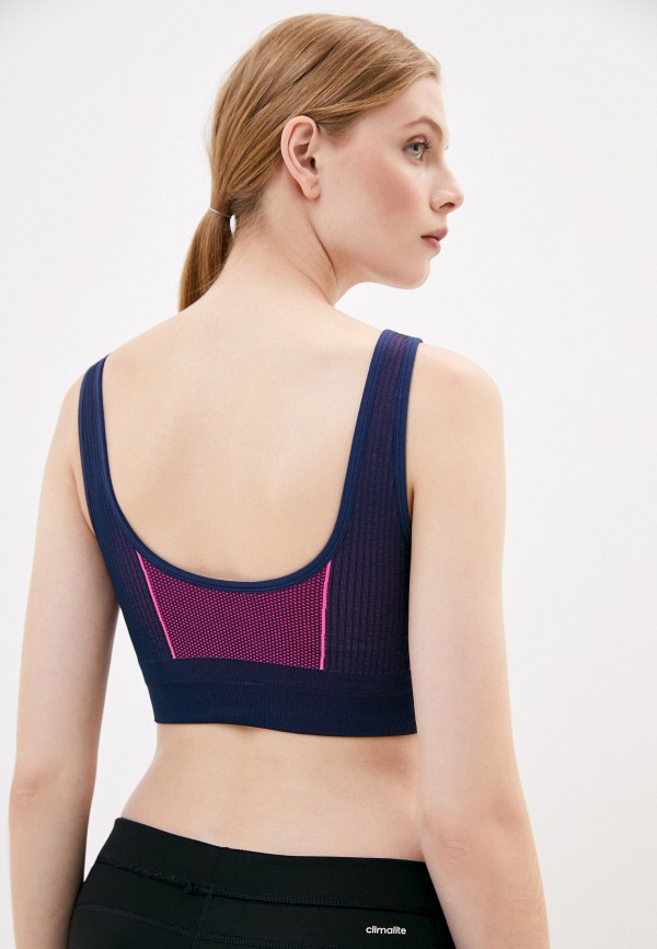 

Топ спортивный Reebok, Синий, WOR MYT Seamless Bra
