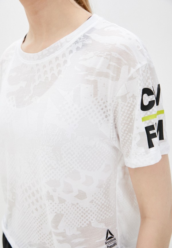 

Футболка спортивная Reebok, Белый, RC Burnout Tee