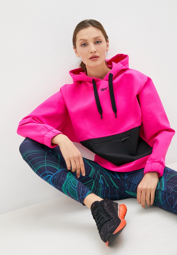 

Худи Reebok, Розовый, TS EDGEWRKS HOODIE