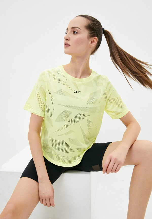 

Футболка спортивная Reebok, Желтый, TS PERF TEE