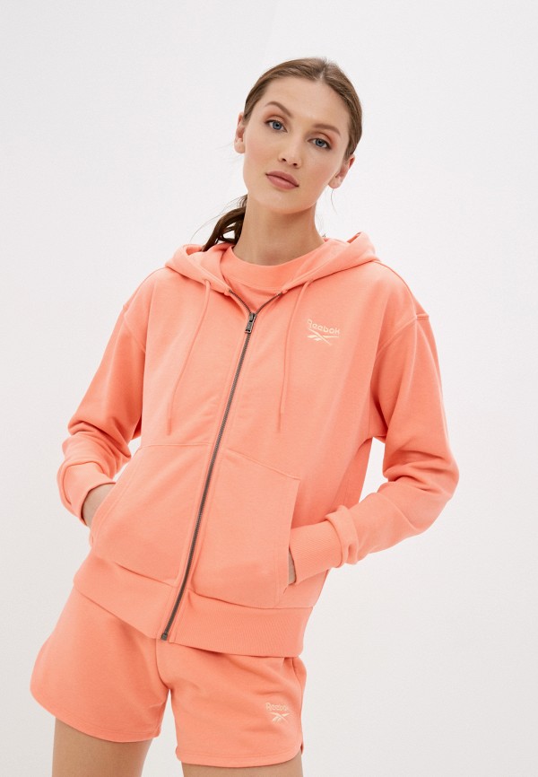 

Толстовка Reebok, Коралловый, RI FRENCH TERRY FULL ZIP
