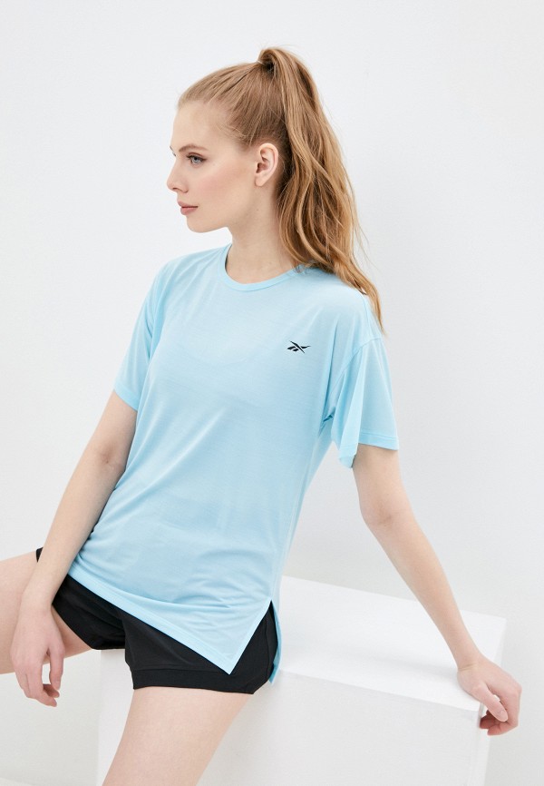 

Футболка спортивная Reebok, Голубой, WOR AC TEE