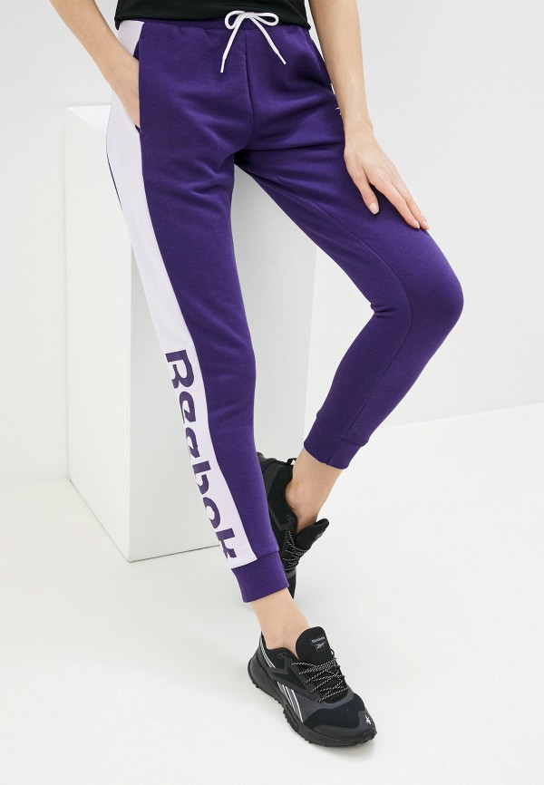 

Брюки спортивные Reebok, Фиолетовый, TE LINEAR LOGO FT PANT