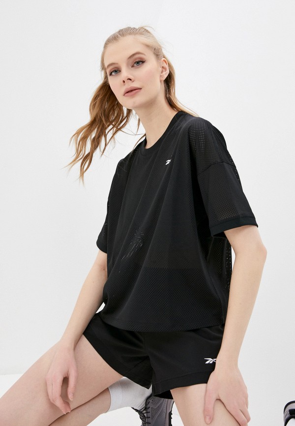 

Футболка спортивная Reebok, Черный, MYT MESH TEE